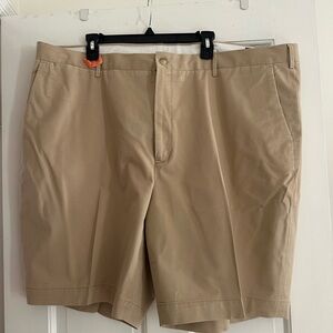 Polo by Ralph Lauren Khaki Flat-Front Men's Shorts